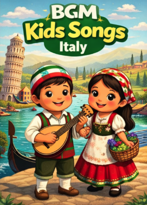 이탈리아 테마 동요 앨범 커버